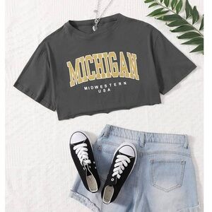 Michigan Crop Top​​​​​